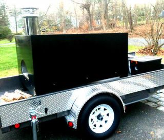   WOOD FIRED OVEN TRAILER CONCESSION FOOD TRUCK PIZZA BRICK OVEN