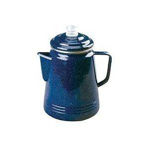 Coleman Outdoor Coffee Pot Percolator   Large 14 Cup Enamelware Water 
