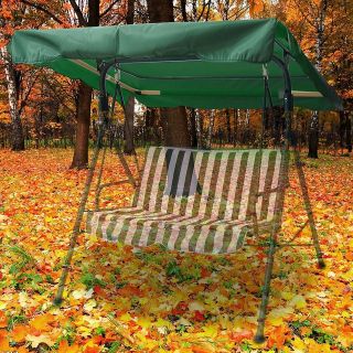 Outdoor Swing Canopy Cover Replacement 77x43 Yard Porch Patio Seat 