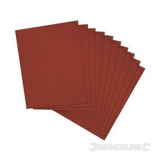   120 Grit 230mm x 280mm Emery Cloth Sheets Metal Sanding, Rust Removal