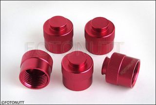 Paintball CO2 Tank Thread Protectors Cap Thread Savers Red np