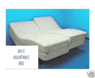SPLIT DUAL KING ADJUSTABLE BED BASE WITH LATEX CHEAP