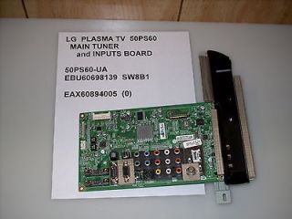 LG 50PS60 UA PLASMA TV MAIN TUNER and INPUTS BOARD EBU60698139