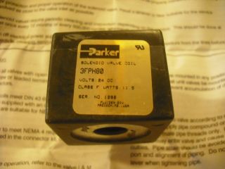 Parker 3FPH80 Gold Ring Class F Solenoid Valve Coil *New in Box*