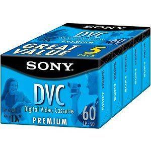 20 Sony DVM 60PR Mini DV Tape 60 Minute Video Cassette DVM60PR Premium 