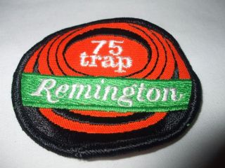 Remington Shotgun 75 Trap Embroidered Patch 3 1/2 New