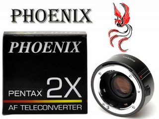 PHOENIX 2x TeleConverter Pentax Digital SLR K 5 K R K 7 K x K2000
