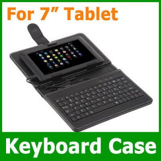   stand Case with 2.0 USB Keyboard for 7 Tablet PC PDA Apad Android