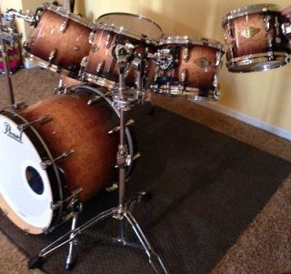 Pearl MCX 7pc drum set in Mocha Tamo finish for sale
