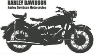 Harley Motorcycles Wall Decor Vinyl Sticker Decal Removable DIY Art 
