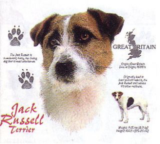 Jack Russel Terrier Dog Printed T shirts *** Medium