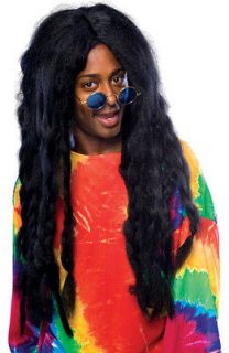   Long Rasta Jamaican Black Dreads Dreadlocks Wig Costume Accessory