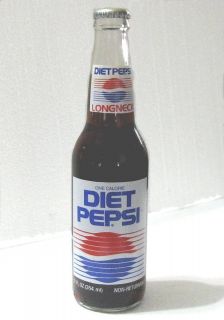 Diet Pepsi soda 12 oz longneck bottle unopened/sealed