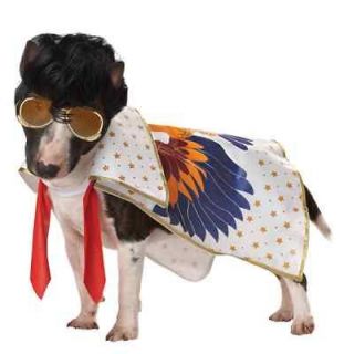 Pet Dog Funny Pup A Razzi Rock N Roll Super Music Star King Costume 