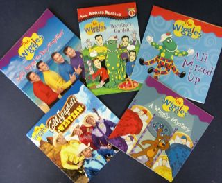 THE WIGGLES Children Lot 5 Story picture readers Books PBS NEW boy 