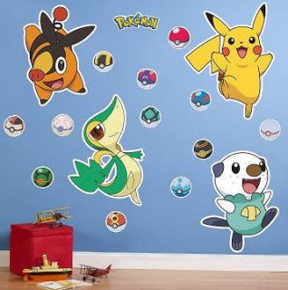   and White Giant Wall Stickers 18 decals Pikachu light switch cover