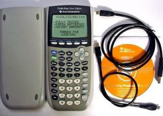 Texas Instruments TI 84 Plus Silver Edition Calculator   TI84