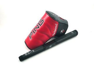 NEW PING REDWOOD ANSER 303 SS Blade Boot Red Black Putter HEADCOVER 
