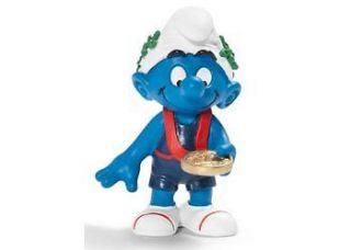 Gold Medal Winner Smurf Schleich smurfs toy figure NEW sports figurine