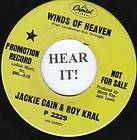 Jackie Cain & Roy Kral PSYCH 45 Capitol PROMO #2229 Winds Of Heaven 