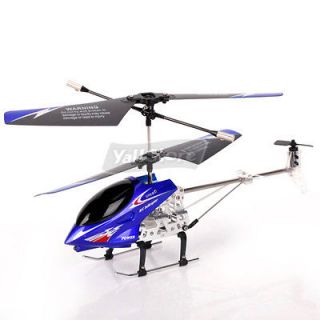   Infrared Remote Control Helicopter 2.5 Channel RC Blue Metal Heli Toy