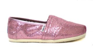 pink glitter toms in Flats & Oxfords