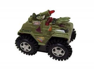   TANK Flip Over Four Wheel Drive Military Army Truck Vehicle Play Toy