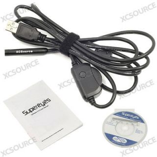   200x USB Video Inspection Borescope Endoscope Pipe Camera 2m TE15