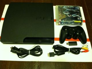 Sony PlayStation 3 Slim 320 GB Charcoal Black Console (NTSC   CECH 
