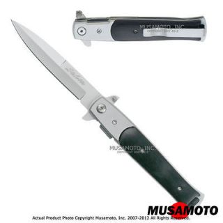  TAC FORCE Speedster Folding Pocket Knife Black Hardwood Handle Folder