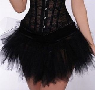 Sexy Women Petticoat Tutu Skirt to Match Corset S M L XL 2XL