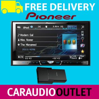 Pioneer AVH 4400BT Car Stereo CD DVD Bluetooth USB Aux iPod 7 LCD 