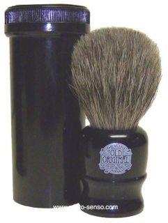   Vulfix Pure Badger Shaving Brush, Ebony Handle and Travel Tube, 2190E