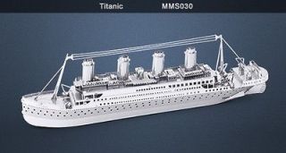 Metal Marvel 3D Laser Cut Titanic Cruise Ship Unassembled Model Boat 