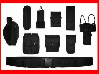 POLICE SECURITY MODULAR EQUIPMENT SYSTEM DUTY BELT NICE Molded Nyon 