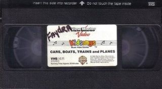 kidsongs cars boats trains and planes in VHS Tapes