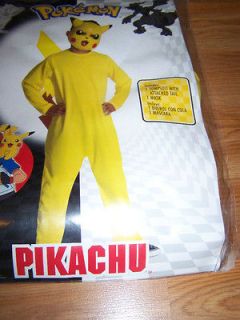 Boys Size Medium 8 Pokemon Pikachu Halloween Costume & Mask Dress Up 