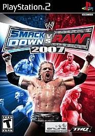 WWE SMACKDOWN VS. RAW 2007 PLAYSTATION 2 PS2 VIDEO GAME WRESTLING NEW