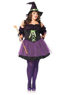   Vixen Witch Adult Woman Costume, Plus Size, Mardi Gras  Leg Avenue