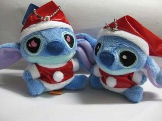 2pcs New Stitch Christmas Look Plushies Doll Toy Lovely 3 free 
