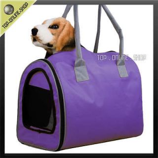 15x9x11 Purple Pet Dog Puppy Cat Ketten Doggie Bag Carrier Handbag 