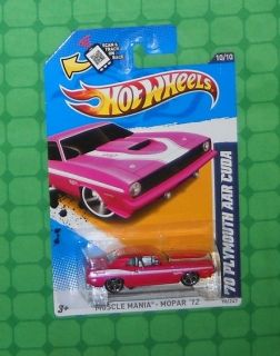   Hot Wheels Muscle Mania   Mopar #90   70 Plymouth AAR Cuda   Pink