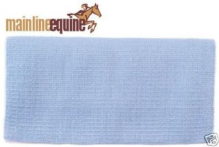 Mayatex Wool Saddle Blanket Horse Show Pad Blue Ice