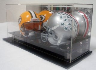 mini football display case in Sports Mem, Cards & Fan Shop