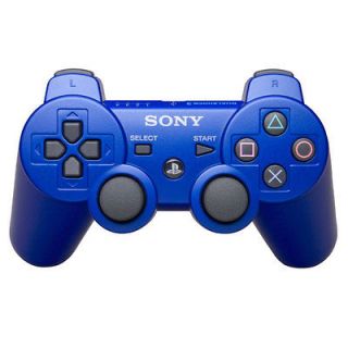   PS3 PLAYSTATION 3 SONY DUALSHOCK 3 BLUE WIRELESS CONTROLLER ORIGINAL