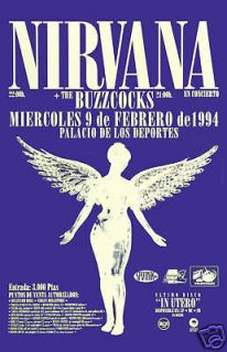 nirvana concert poster in Entertainment Memorabilia