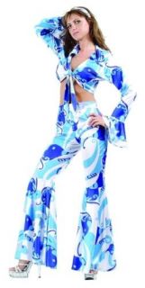 Adult 70s Style Disco Outfit Womens Halloween Costume
