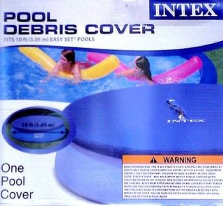 Intex 10 Above Ground Easy Set Pools Pool Cover Fits 10 Foot Pools