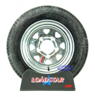 Trailer Tires 4.80x12 Load Star w/Galvanized Wheel 4.80 12 5Bolt 