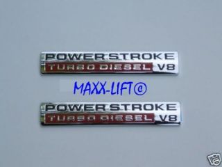 Ford F250 F350 Power Stroke Powerstroke Diesel Emblems